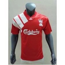 Liverpool 92/93 Home Red Soccer Jersey